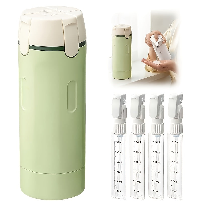4-in-1 Leak-Proof Travel Dispenser Bottle Set