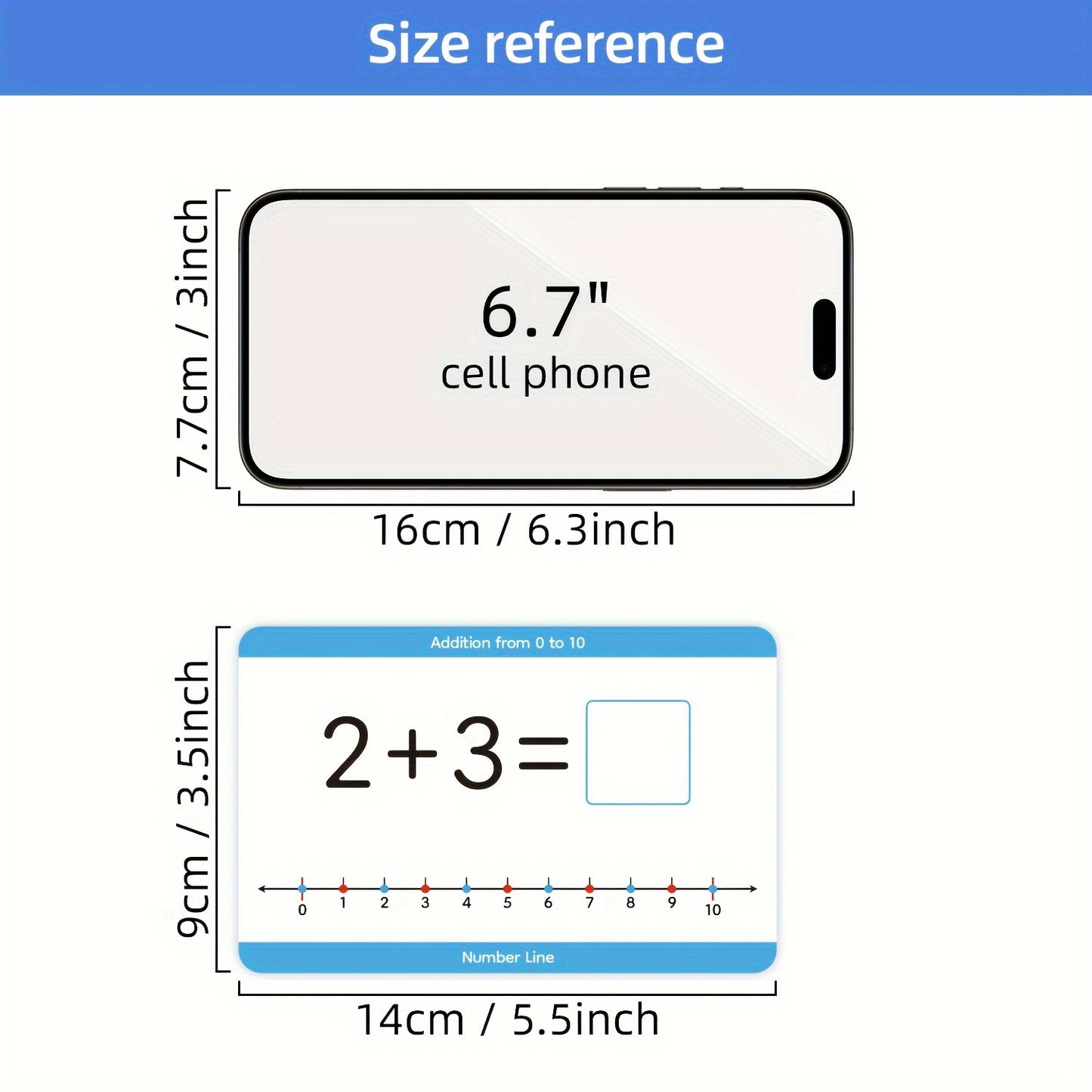 Educational Number Flash Cards Set