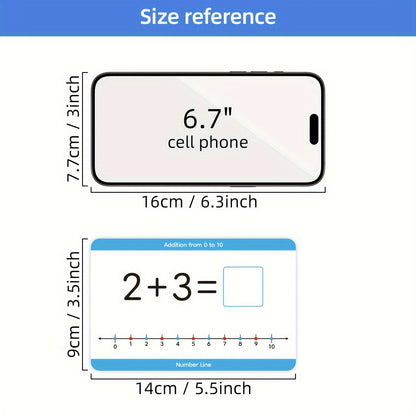 Educational Number Flash Cards Set