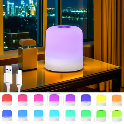 Multi-Color Dimmable Bedside Lamp