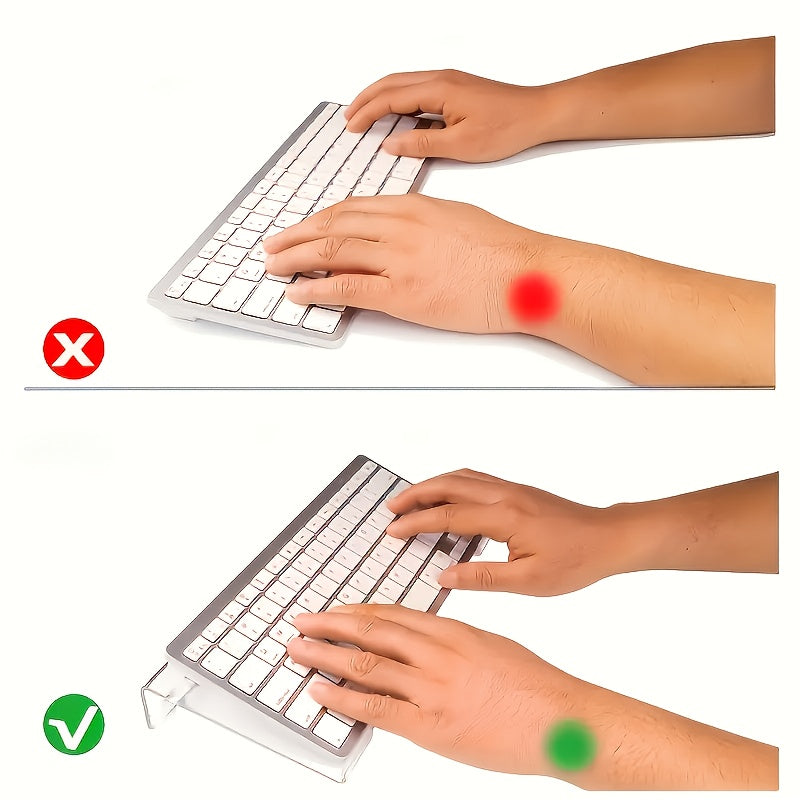 Acrylic Keyboard Stand with Tilt Design