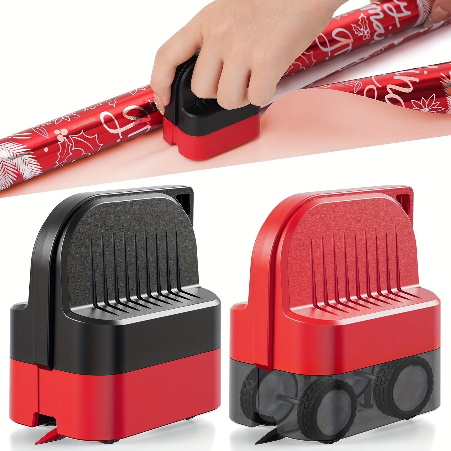 Portable Wrapping Paper Cutter with Wheels