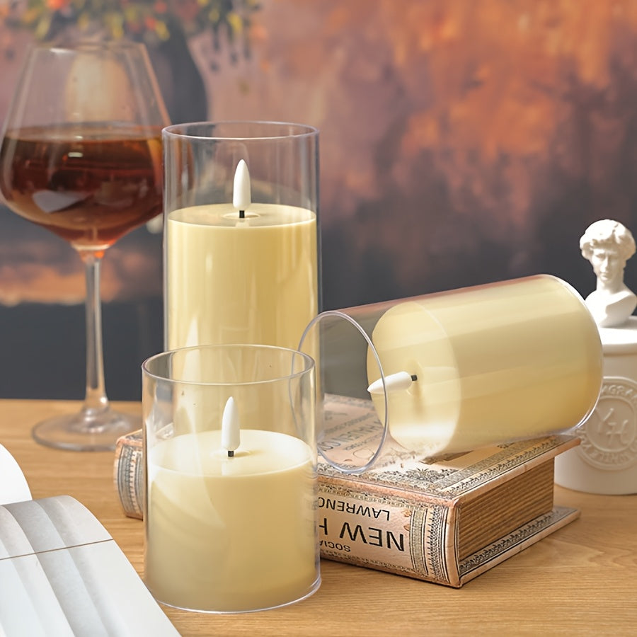 3pcs Flameless LED Electronic Candles