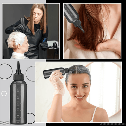 Refillable Spray Bottle, Comb Applicator & Squeeze Bottle Kit