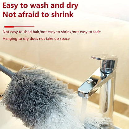 Bendable and Washable Stainless Steel Feather Duster - HazMarket