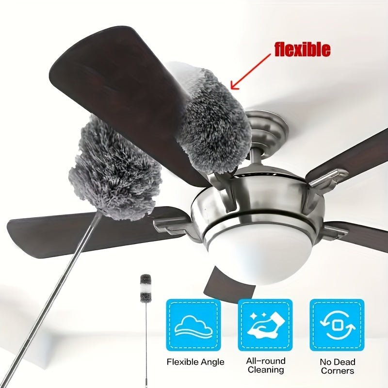 Bendable and Washable Stainless Steel Feather Duster - HazMarket
