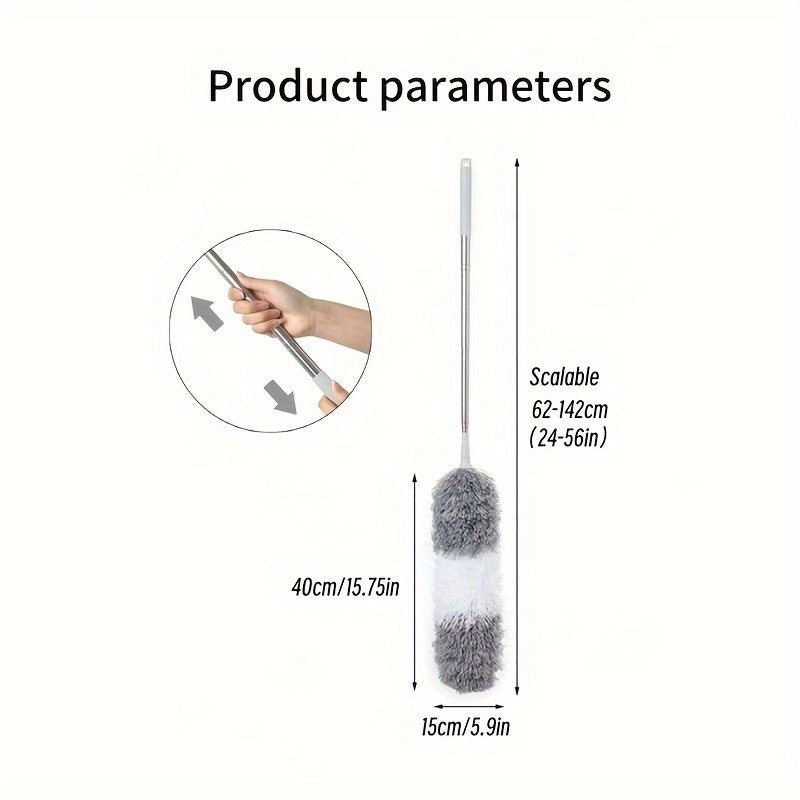 Bendable and Washable Stainless Steel Feather Duster - HazMarket