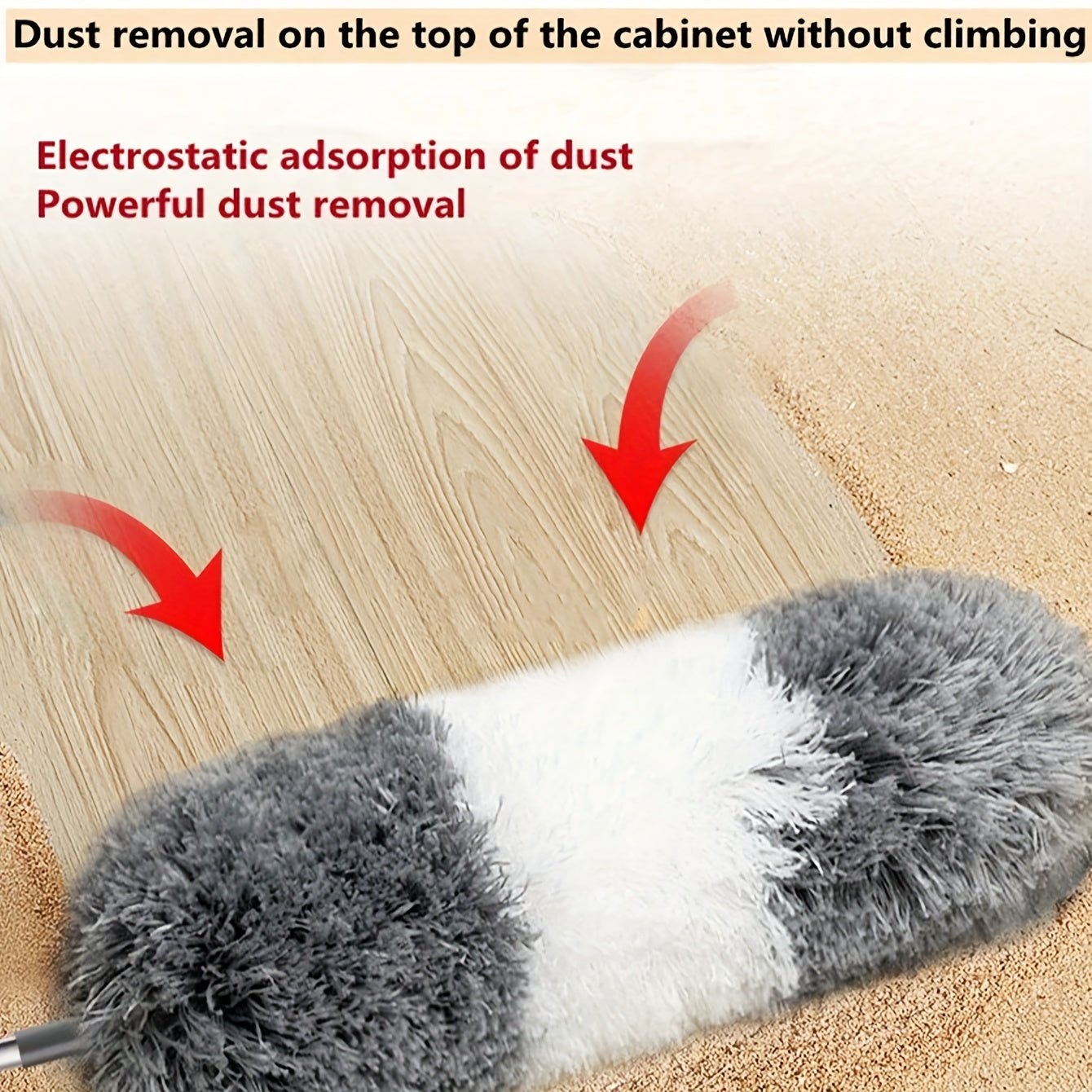Bendable and Washable Stainless Steel Feather Duster - HazMarket