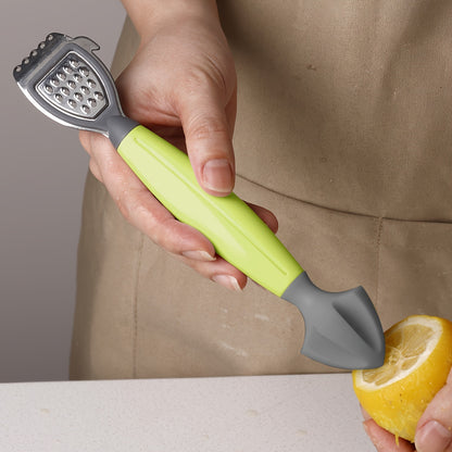 Stainless Steel Dual-Head Lemon Squeezer & Grater