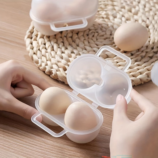 Plastic Egg Holder with 2 Compartments