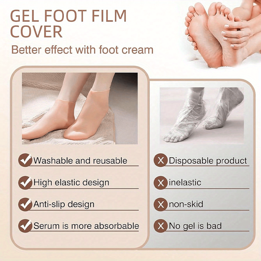 Silicone Socks for Dry Cracked Feet