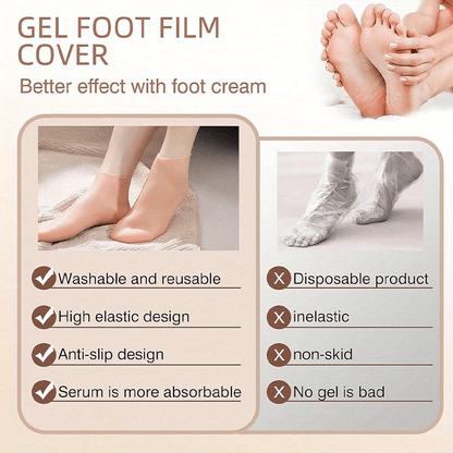 Silicone Socks for Dry Cracked Feet