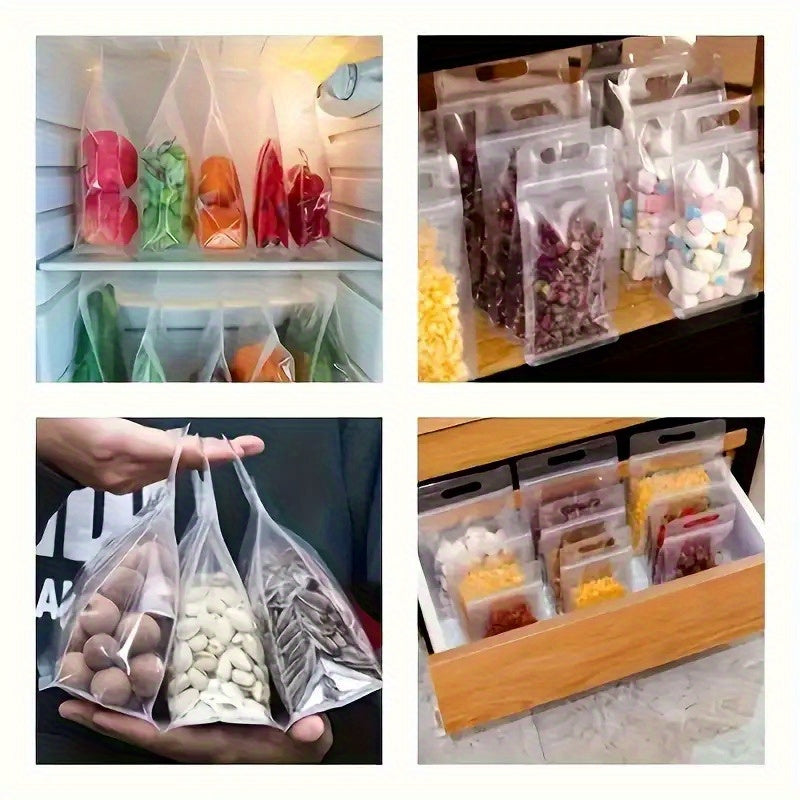 10pcs Reusable Self-Sealing Leak-Resistant Food Storage Bag