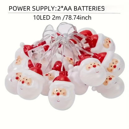 Santa Claus Christmas String Lights