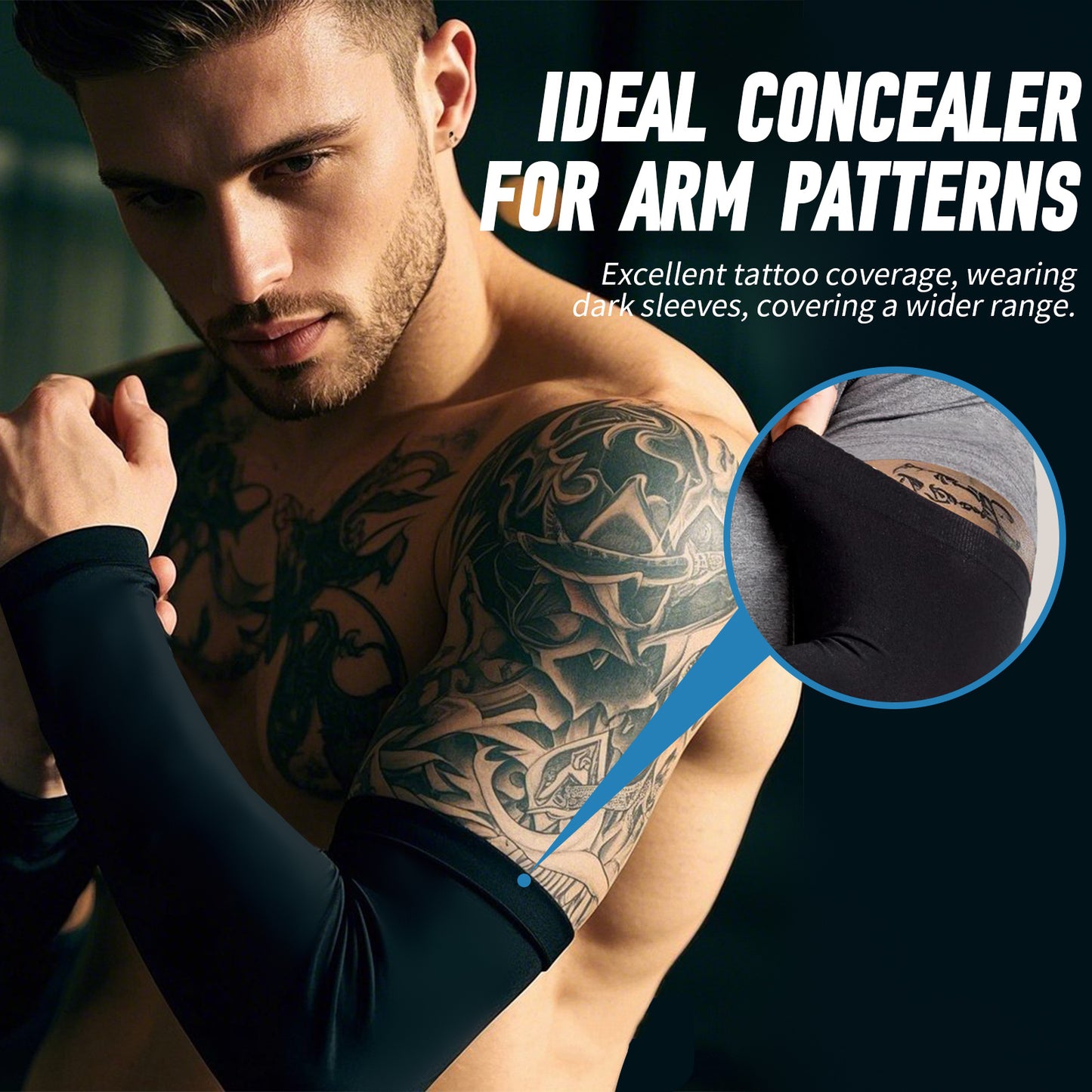8 Pairs Cooling Arm Sleeve Compression for Men & Women