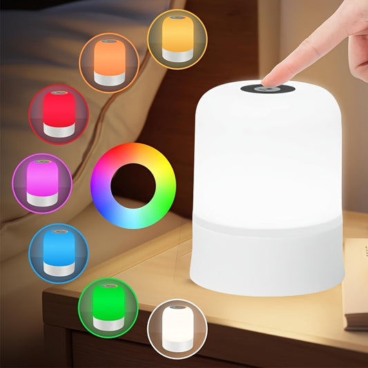 Multi-Color Dimmable Bedside Lamp