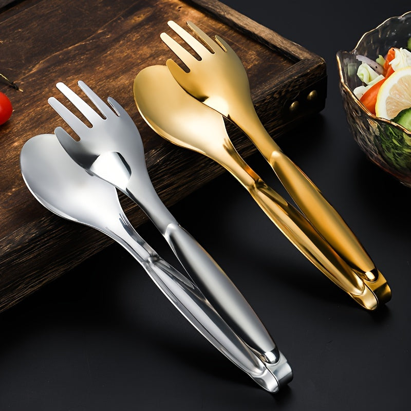 Elegant Stainless Steel Serving Tongs