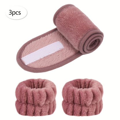 Headband & Wristbands for Face Washing