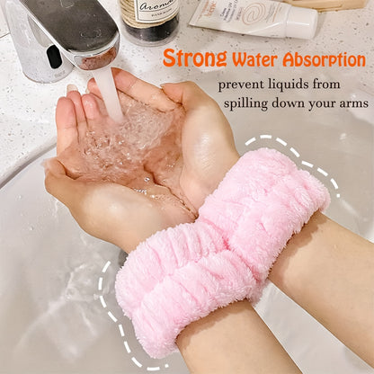 Headband & Wristbands for Face Washing