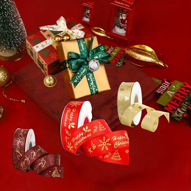 3 Mixed Colors of Christmas Ribbon Decoration