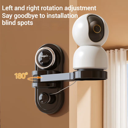 Adjustable Camera Mount with Telescopic Pole & Suction Cup/Wall Bracket