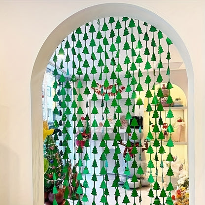 1-Piece Christmas Tree Tassel Ribbon