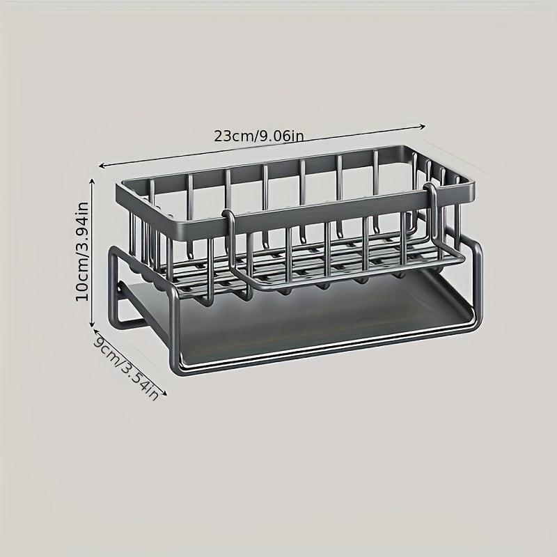 Space-Saving Kitchen Sink Organizer & Storage Rack