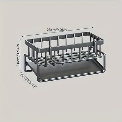 Space-Saving Kitchen Sink Organizer & Storage Rack