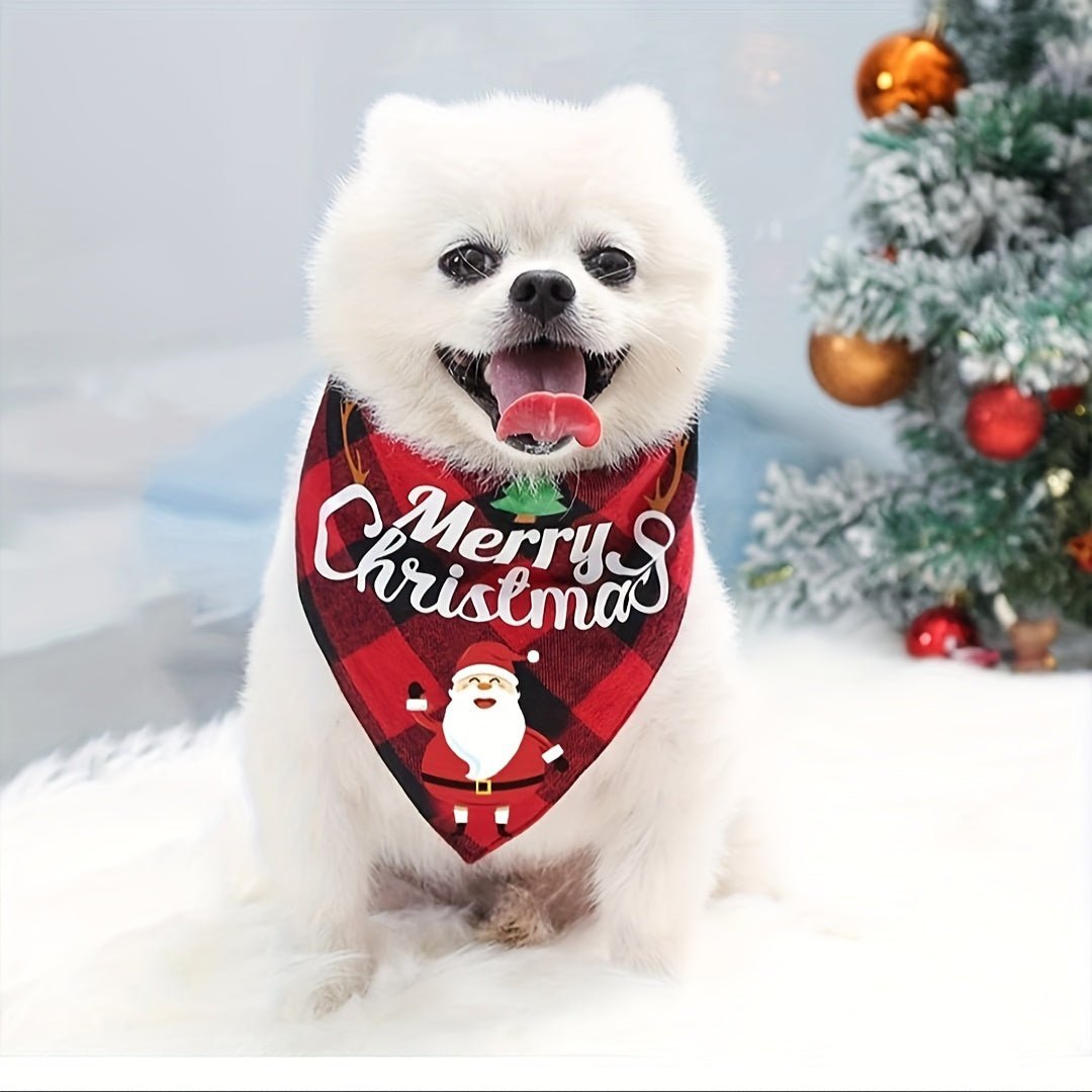 Christmas Dog Bandana Scarf - HazMarket