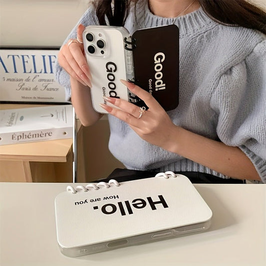 Creative Flip Notebook Style iPhone Case - HazMarket