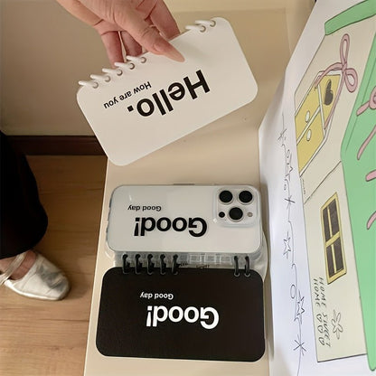 Creative Flip Notebook Style iPhone Case - HazMarket