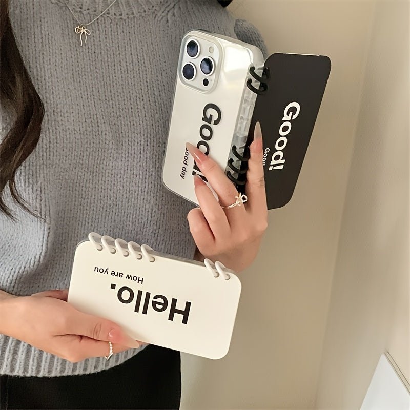 Creative Flip Notebook Style iPhone Case - HazMarket