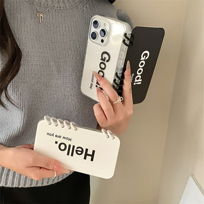 Creative Flip Notebook Style iPhone Case - HazMarket