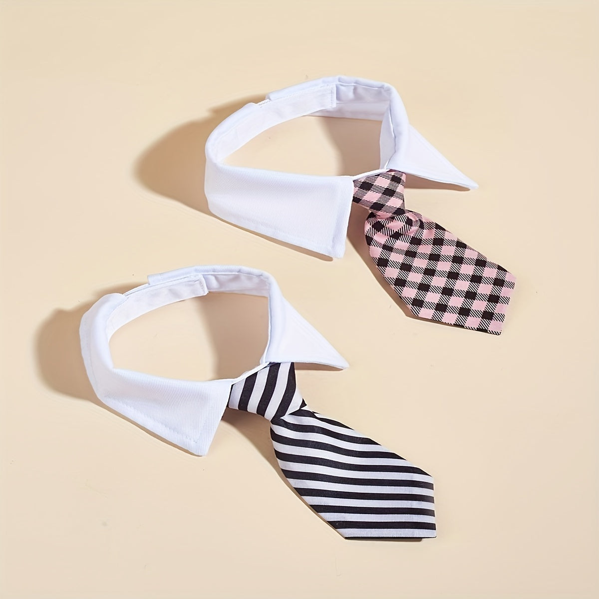 Stylish Adjustable Necktie Collar for Dogs and Cats