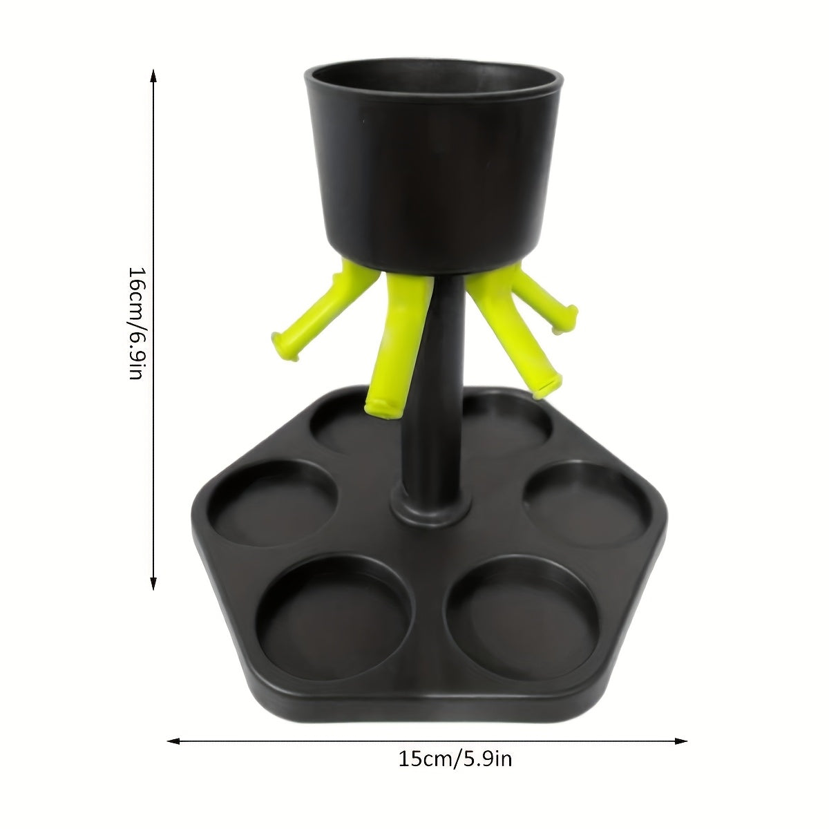 Multi-Cup Beverage Dispenser with Adjustable Spouts