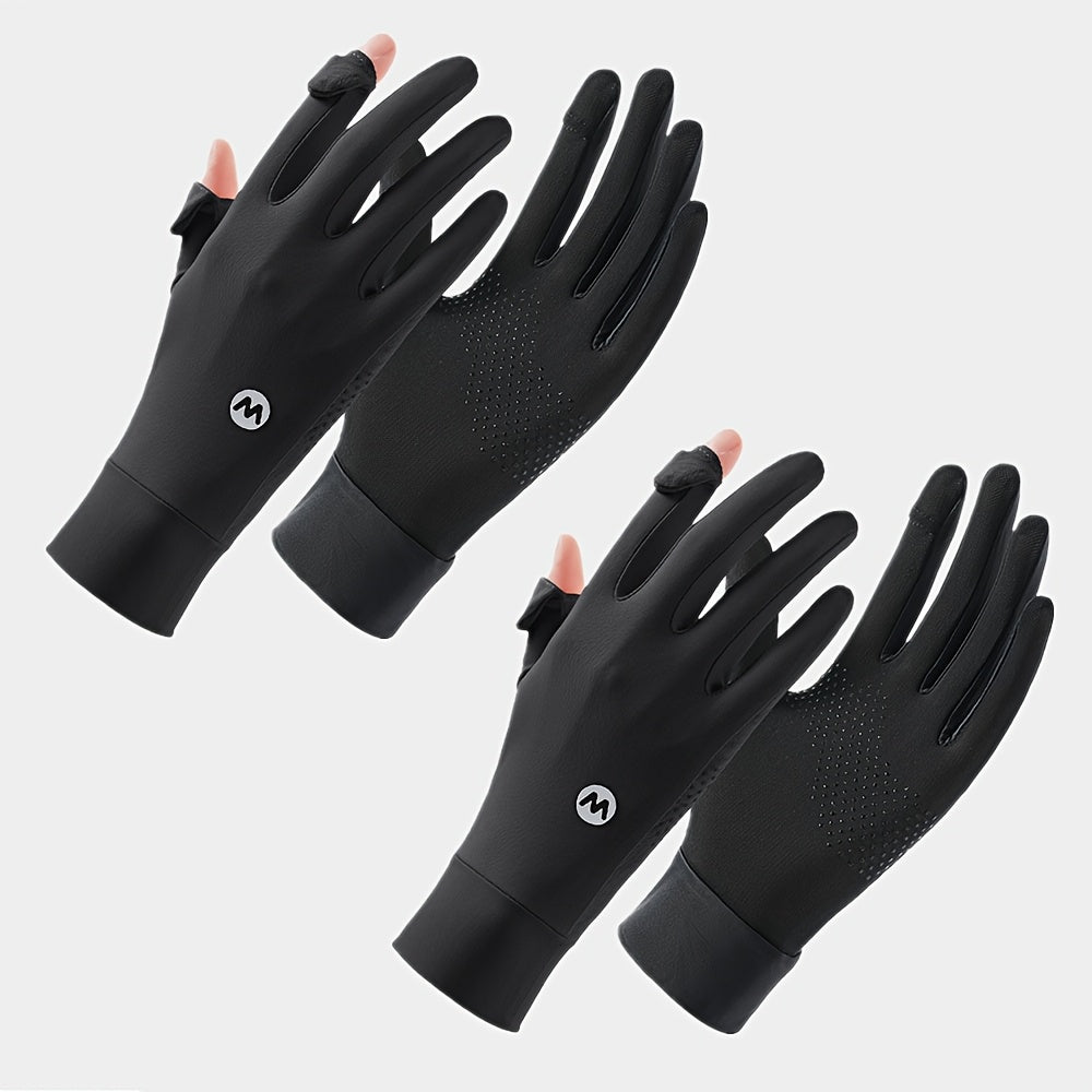 2 Pairs Women's Lightweight Stretch Gloves