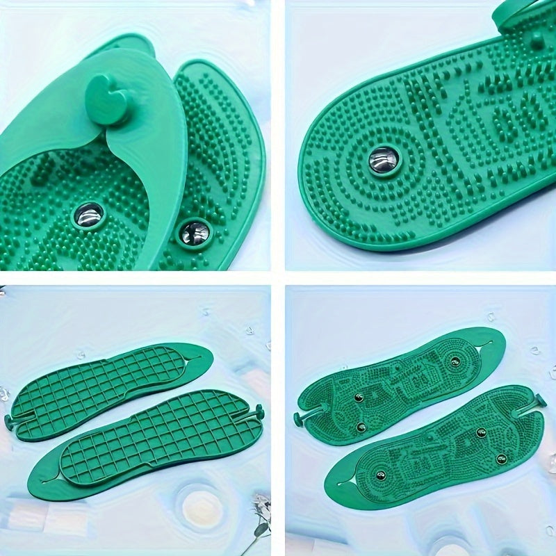 1 Pair of Silicone Acupressure Massage Slippers