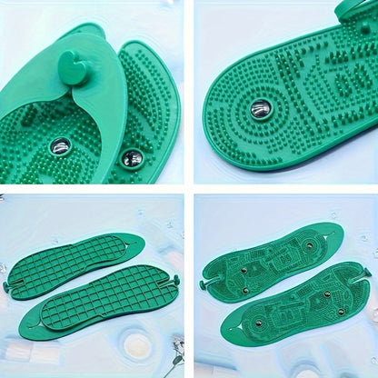 1 Pair of Silicone Acupressure Massage Slippers