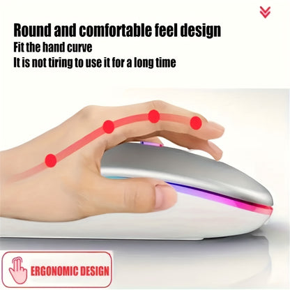 Ultra-Thin Rechargeable LED Backlit Wireless Mouse