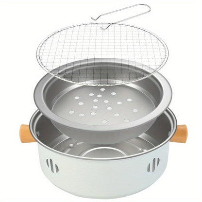 Stainless Steel Charcoal BBQ Grill