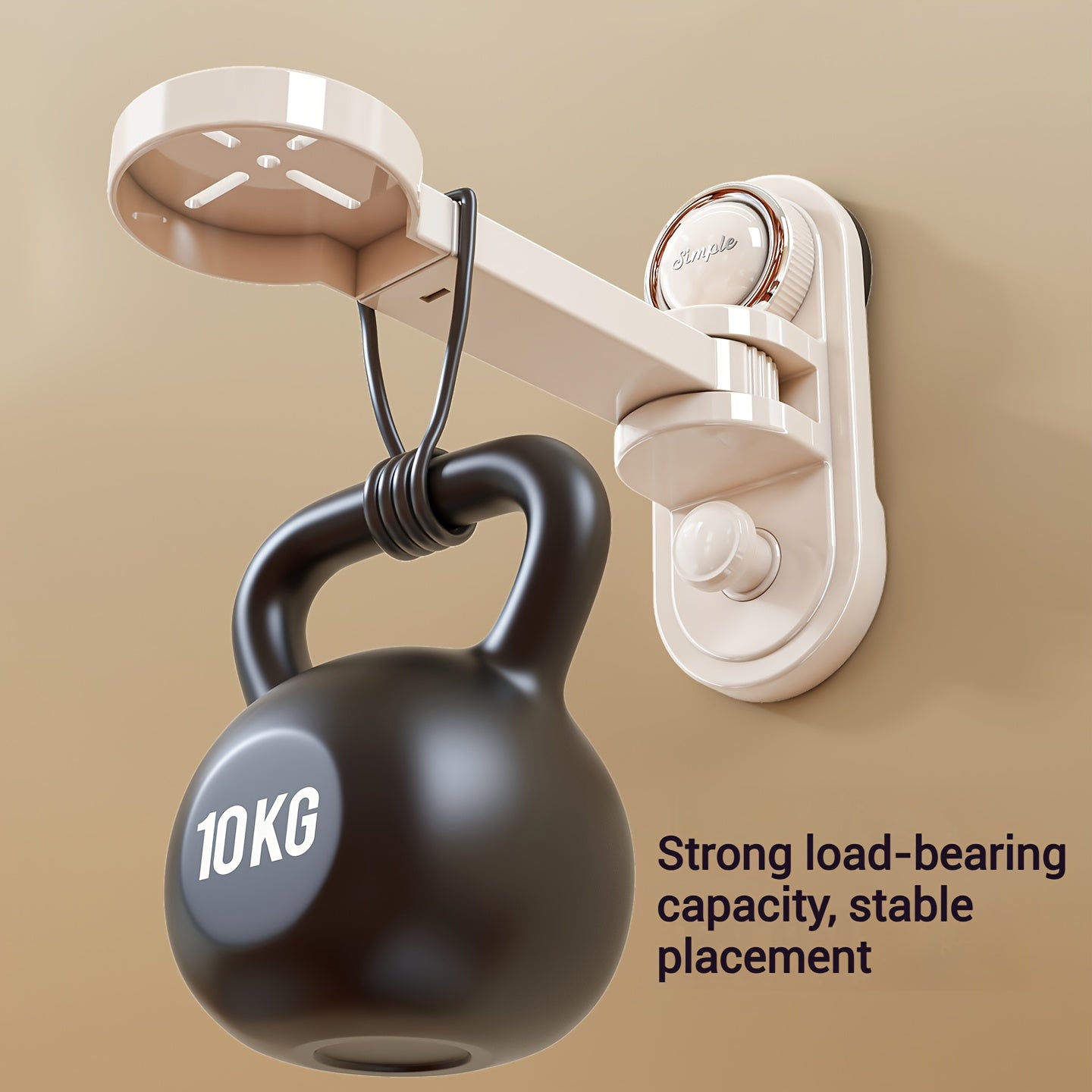 Adjustable Camera Mount with Telescopic Pole & Suction Cup/Wall Bracket