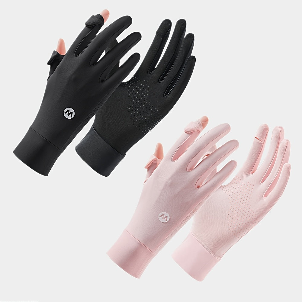 2 Pairs Women's Lightweight Stretch Gloves