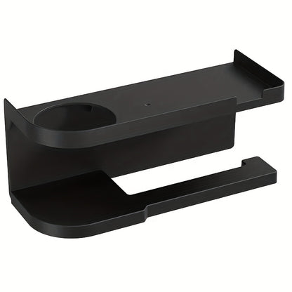 Modern & Wall-Mounted Toilet Paper Holder with Storage Shelf
