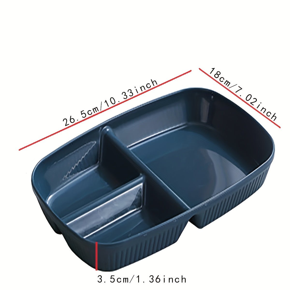 Divided Portion Plates - HazMarket