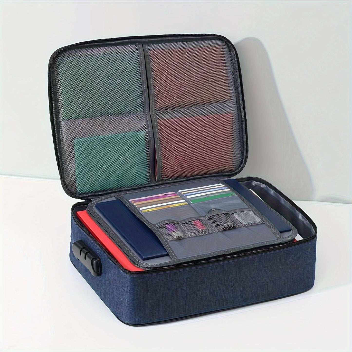 Document Bag With 3 - Layer File Storage Case - HazMarket