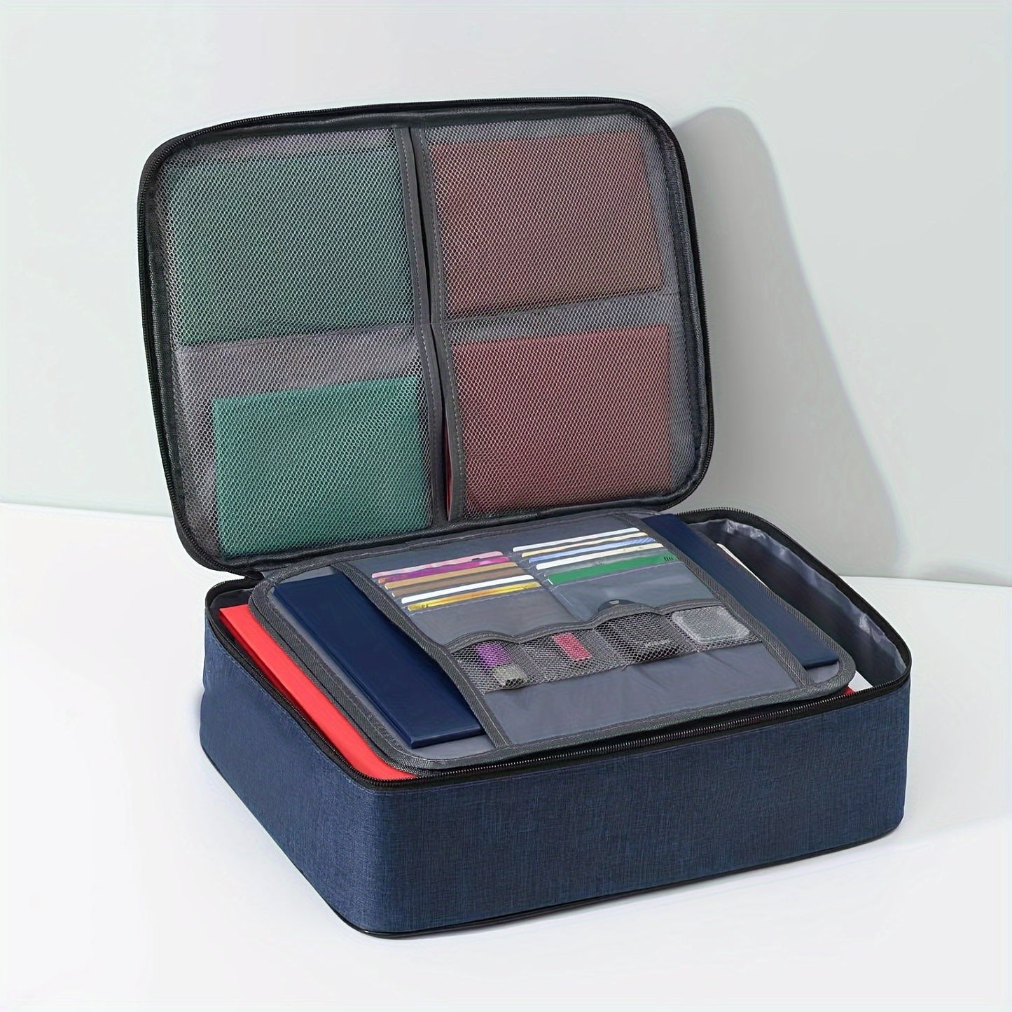 Document Bag With 3 - Layer File Storage Case - HazMarket