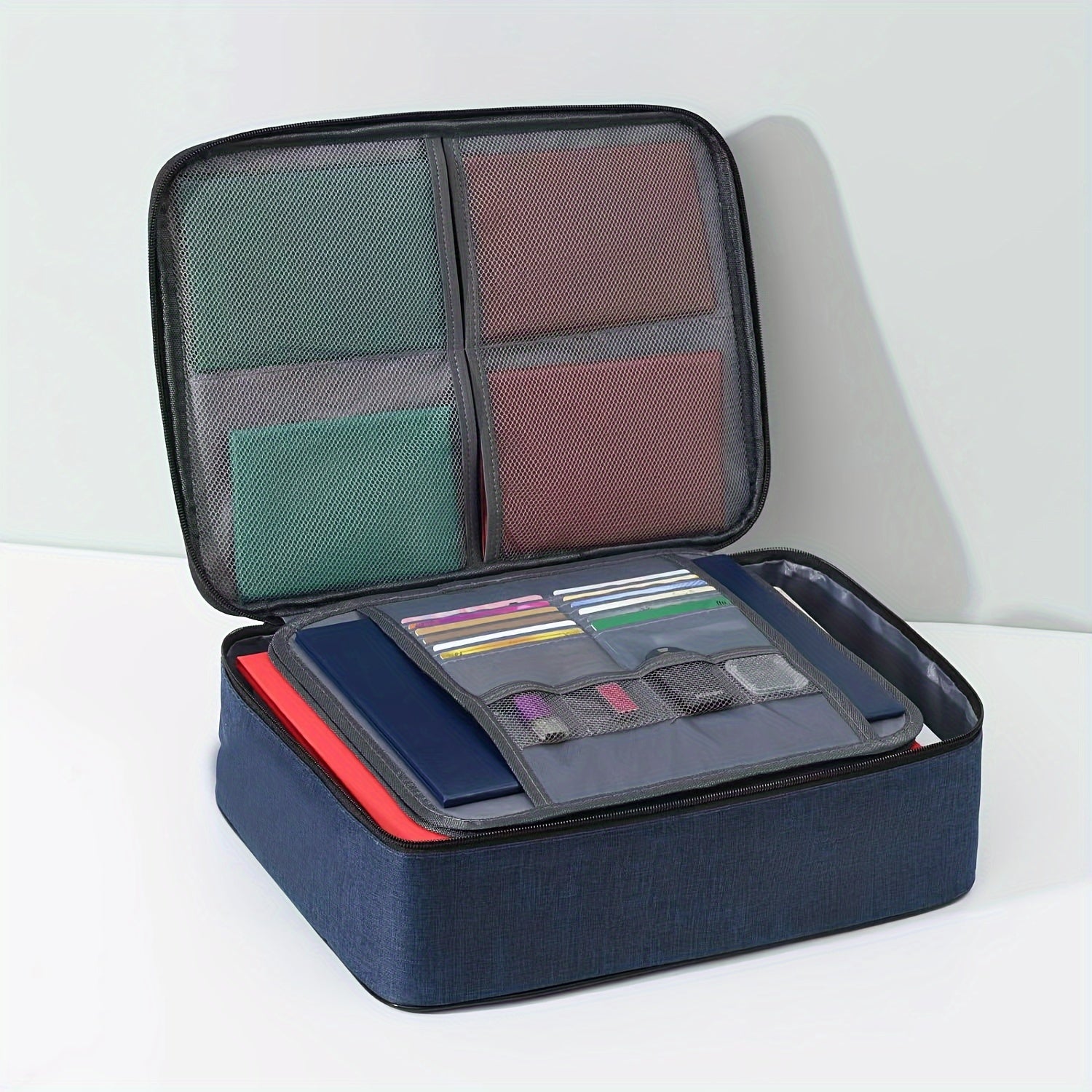 Document Bag With 3 - Layer File Storage Case - HazMarket
