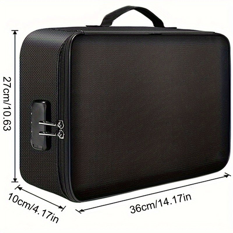 Document Bag With 3 - Layer File Storage Case - HazMarket