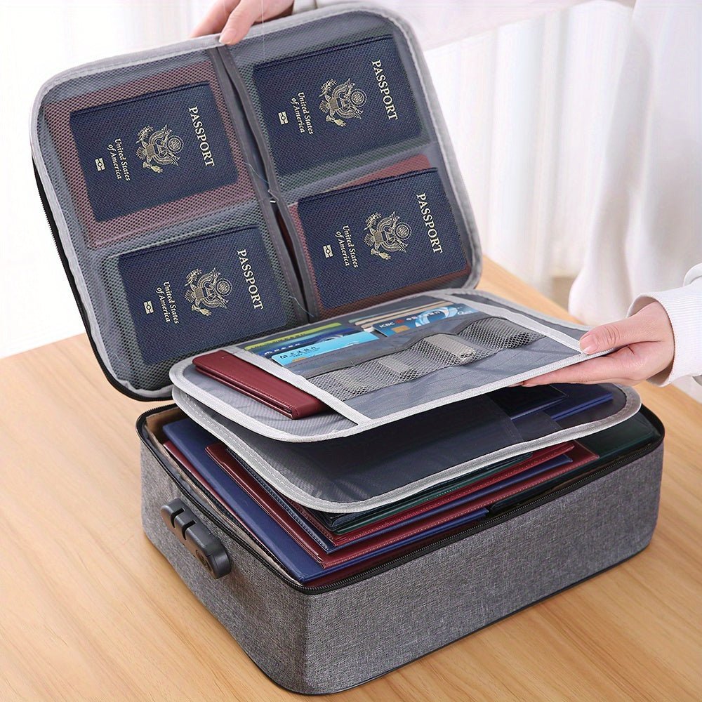 Document Bag With 3 - Layer File Storage Case - HazMarket