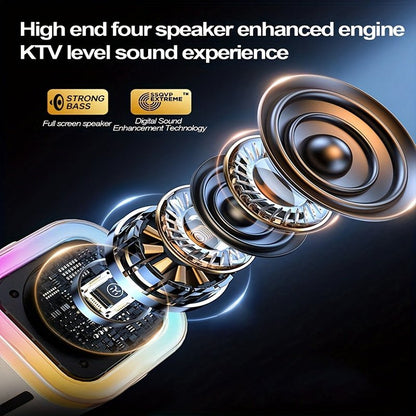 Dual Mini Portable Karaoke Wireless Speaker - HazMarket